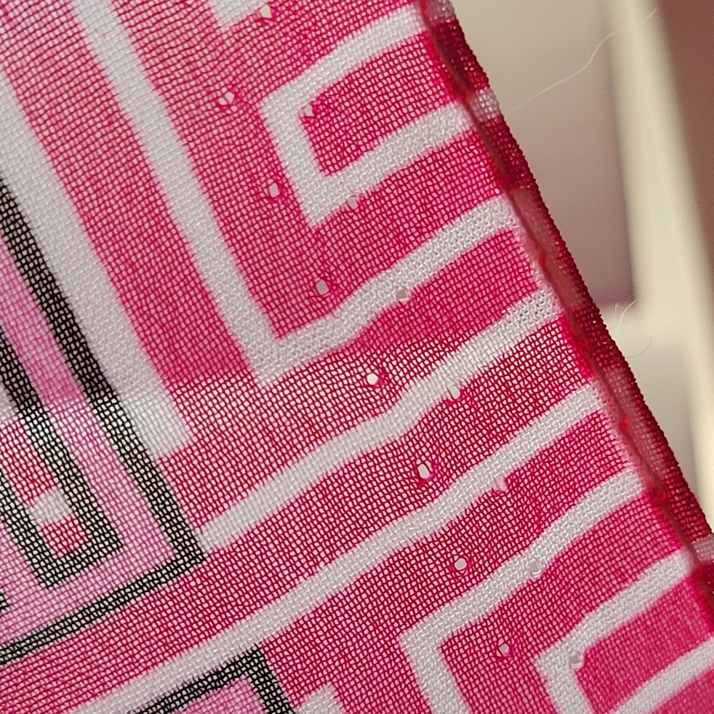 Effy Pink Leopard Print Oblong Scarf ~ 18" x 60" ~ Great Fashion Print! VGUC - Picture 16 of 16